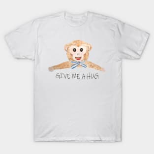 cute smiley monkey T-Shirt